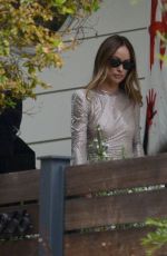 OLIVIA WILDE Heading to Academy Museum Gala in West Hollywood 10/15/2022