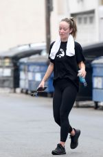 OLIVIA WILDE Leaves a Gym in Los Angeles 10/11/2022