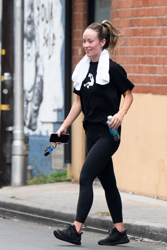 OLIVIA WILDE Leaves a Gym in Los Angeles 10/11/2022