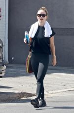 OLIVIA WILDE Leaves a Gym in Studio City 09/30/2022