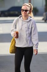 OLIVIA WILDE Leaves a Gym in Studio City 10/24/2022