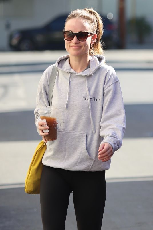 OLIVIA WILDE Leaves a Gym in Studio City 10/24/2022