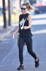 OLIVIA WILDE Leaves a Workout in Los Angeles 10/05/2022