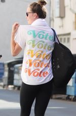 OLIVIA WILDE Leaves Morning Workout in Los Angeles 10/20/2022