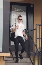 OLIVIA WILDE Leaves Morning Workout in Los Angeles 10/20/2022