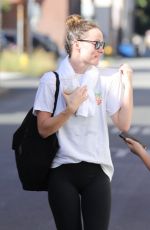 OLIVIA WILDE Leaves Morning Workout in Los Angeles 10/20/2022