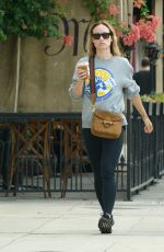 OLIVIA WILDE Out for Coffee at Starbucks in Los Angeles 10/02/2022