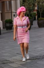 PANDORA CHRISTIE Arrives at Noise Day at Global Radio in London 10/07/2022