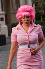 PANDORA CHRISTIE Arrives at Noise Day at Global Radio in London 10/07/2022