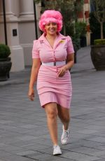 PANDORA CHRISTIE Arrives at Noise Day at Global Radio in London 10/07/2022
