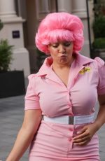 PANDORA CHRISTIE Arrives at Noise Day at Global Radio in London 10/07/2022