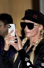 PARIS HILTON Arrives at Chhatrapati Shivaji Maharaj International Airport in Mumbai 10/19/2022