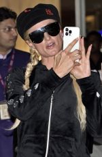 PARIS HILTON Arrives at Chhatrapati Shivaji Maharaj International Airport in Mumbai 10/19/2022