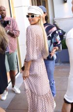 PARIS HILTON Arrives at Maje Store at The Grove in Los Angeles 10/12/2022