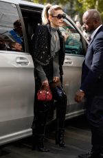 PARIS JACKSON Arrives at Giambattista Valli Show at Paris Fashion Week 09/30/2022