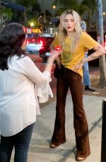 PARIS JACKSON Gets Interviewed Before Her Performance at Troubadour in West Hollywood 10/10/2022