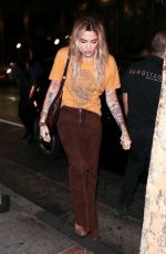 PARIS JACKSON Gets Interviewed Before Her Performance at Troubadour in West Hollywood 10/10/2022