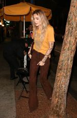 PARIS JACKSON Gets Interviewed Before Her Performance at Troubadour in West Hollywood 10/10/2022