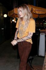 PARIS JACKSON Gets Interviewed Before Her Performance at Troubadour in West Hollywood 10/10/2022