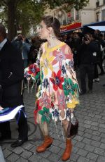 PARIS JACKSON Leaves Stella McCartney Show at Paris Fashion Week 10/03/2022
