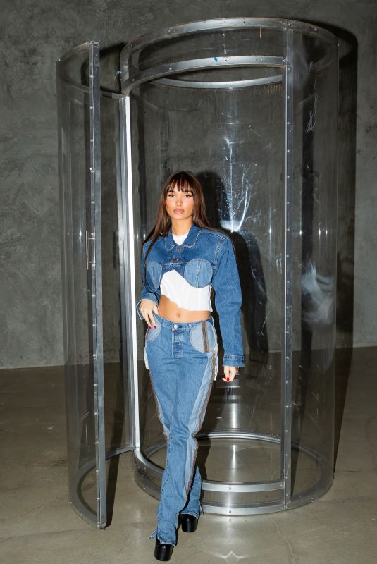 PIA MIA PEREZ at LAFW / A N4XT Experience Presents Sami Miro Vintage x Levi’s in Los Angeles 10/08/2022