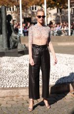 POPPY DELEVINGNE at Miu Miu Womenswear SS23 Fashion Show in Paris 10/04/2022