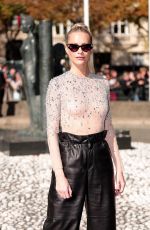POPPY DELEVINGNE at Miu Miu Womenswear SS23 Fashion Show in Paris 10/04/2022