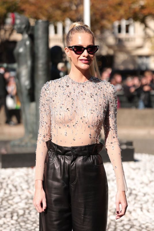 POPPY DELEVINGNE at Miu Miu Womenswear SS23 Fashion Show in Paris 10/04/2022