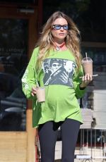 Pregnant BEHATI PRINSLOO Out for Smoothie in Santa Barbara 10/27/2022