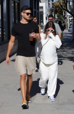 Pregnant CHANEL WEST COAST and Dom Fenison Out in Beverly Hills 01/17/2022