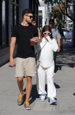 Pregnant CHANEL WEST COAST and Dom Fenison Out in Beverly Hills 01/17/2022