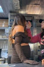 Pregnant CHRISSY TEIGEN and John Legend Promotes Their New Food Truck Venture Cravings in West Hollywood 10/25/2022