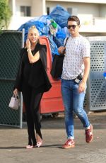 Pregnant HEATHER RAE YOUNG on the Set of Selling Sunset in West Hollywood 10/13/2022