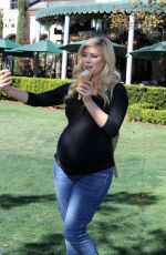Pregnant HEIDI MONTAG aat McConnell