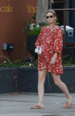Pregnant KATE MARA Heading for Dinner at Blair
