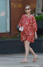 Pregnant KATE MARA Heading for Dinner at Blair