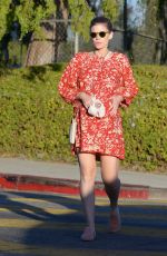 Pregnant KATE MARA Heading for Dinner at Blair