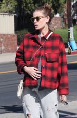 Pregnant KATE MARA Out for a Coffee in Los Feliz 10/03/2022