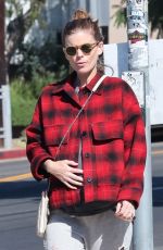 Pregnant KATE MARA Out for a Coffee in Los Feliz 10/03/2022
