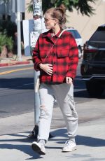 Pregnant KATE MARA Out for a Coffee in Los Feliz 10/03/2022
