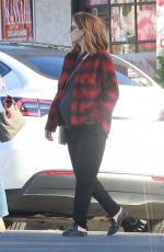 Pregnant KATE MARA Out for Coffee to Go in Los Angeles 10/24/2022