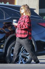 Pregnant KATE MARA Out for Coffee to Go in Los Angeles 10/24/2022