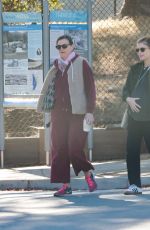 Pregnant KATE MARA out with Her Mother in Los Feliz 10/25/2022