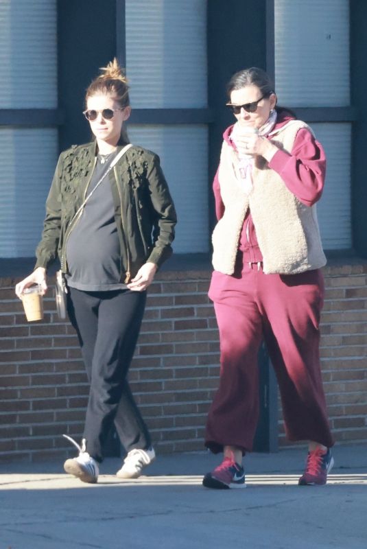 Pregnant KATE MARA out with Her Mother in Los Feliz 10/25/2022