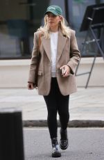 Pregnant MOLLIE KING Arrives at BBC Studios in London 10/01/2022