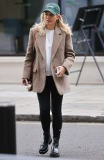 Pregnant MOLLIE KING Arrives at BBC Studios in London 10/01/2022