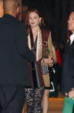 Pregnant SOPHIE TURNER Leaves 2nd Annual Academy Museum Gala in Los Angeles 10/15/2022