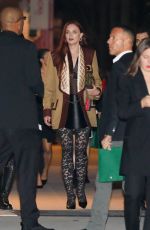 Pregnant SOPHIE TURNER Leaves 2nd Annual Academy Museum Gala in Los Angeles 10/15/2022