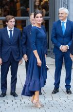 QUEEN LETIZIA OF SPAIN Arrives at Royal Theatre Season Opening in Madrid 10/24/2022