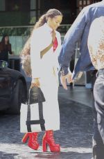 QUINTESSA SWINDELL Arrives at Black Adam Event in Hollywood 10/08/2022
